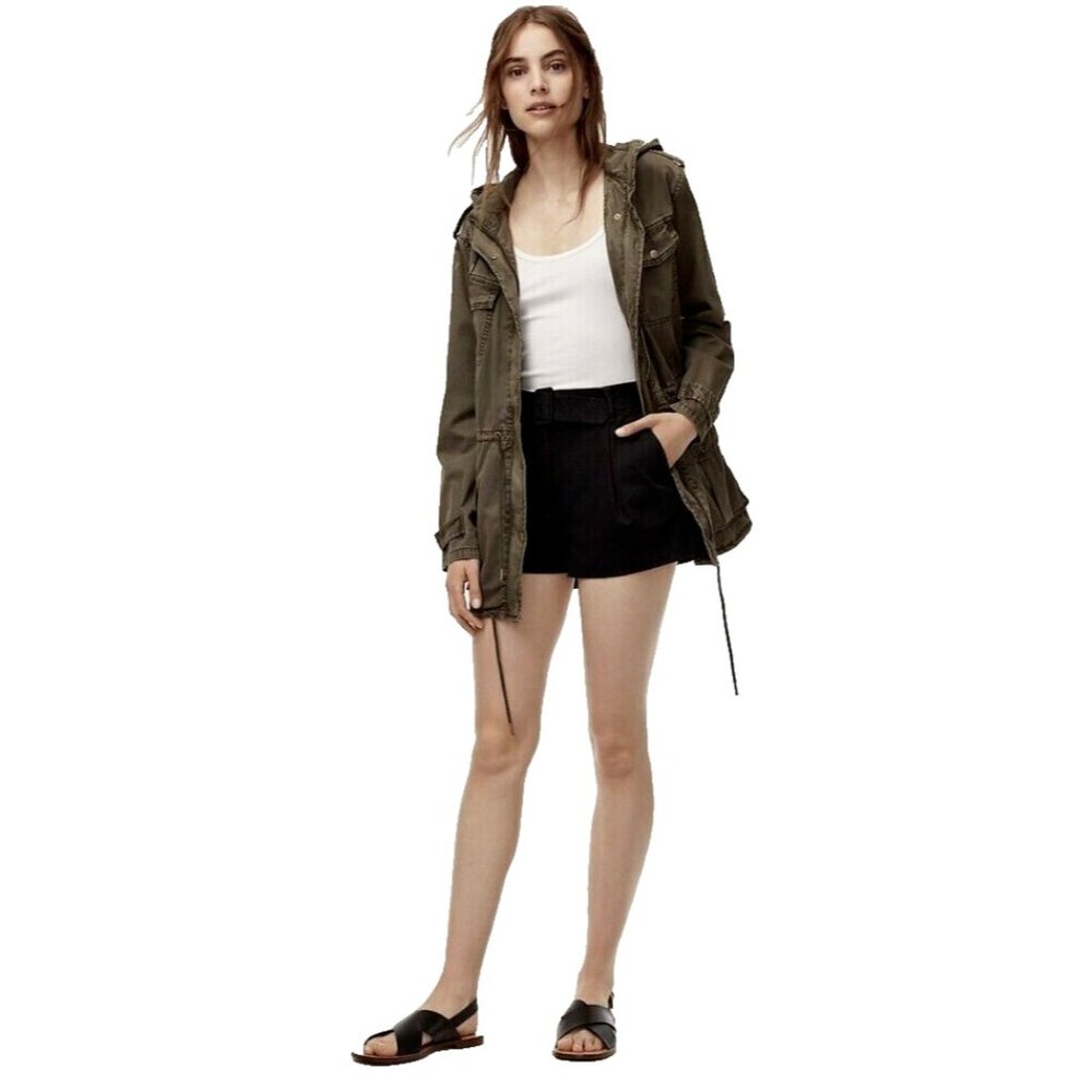 Talula Aritzia Trooper Jacket Army Green Utility Hooded Parka Women's XXS